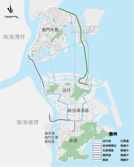 輕軌規(guī)劃線網(wǎng)示意圖。