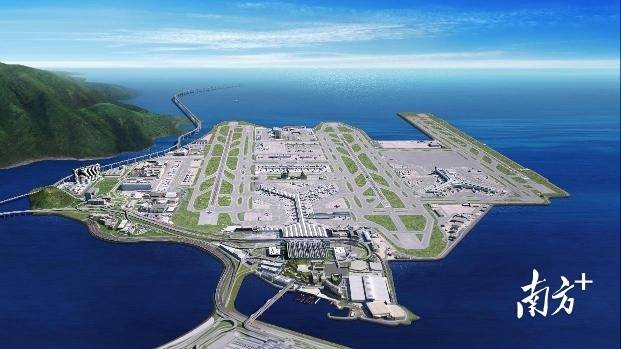 香港國際機場三跑道系統(tǒng) (設計圖)。