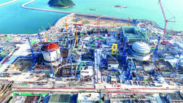 太平嶺核電項目建設(shè)如火如荼。記者馮麗均 攝