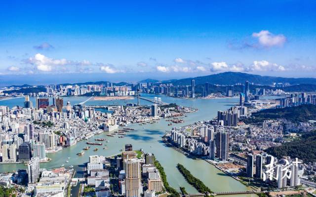 圖為珠澳兩地。 圖源：南方日報(bào)
