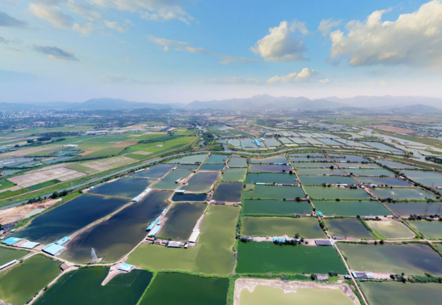 潼湖濕地是廣東省最大且極少的典型內(nèi)陸淡水湖泊濕地，包含了4個(gè)濕地類型：湖泊濕地、河流濕地、基塘濕地和水庫(kù)濕地，這在廣東省內(nèi)十分難得，是候鳥遷徙重要停歇地和棲息地。圖為惠州潼湖國(guó)家濕地公園。