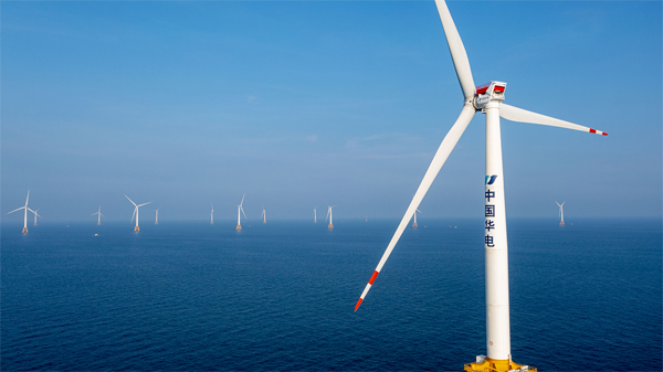 華電陽江青洲三海上風電項目已建成投產(chǎn)。受訪者供圖