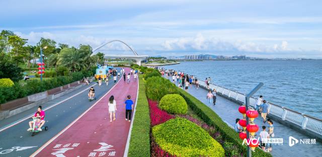 東莞濱海灣新區(qū)擁有優(yōu)美的自然生態(tài)，圖為交椅灣東海岸的美景。