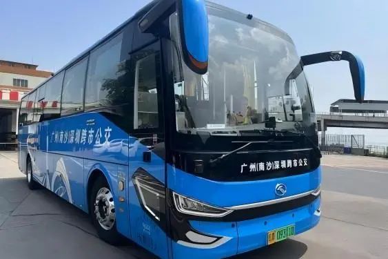 廣深跨市公交所用車輛。圖源：南沙交投集團(tuán)