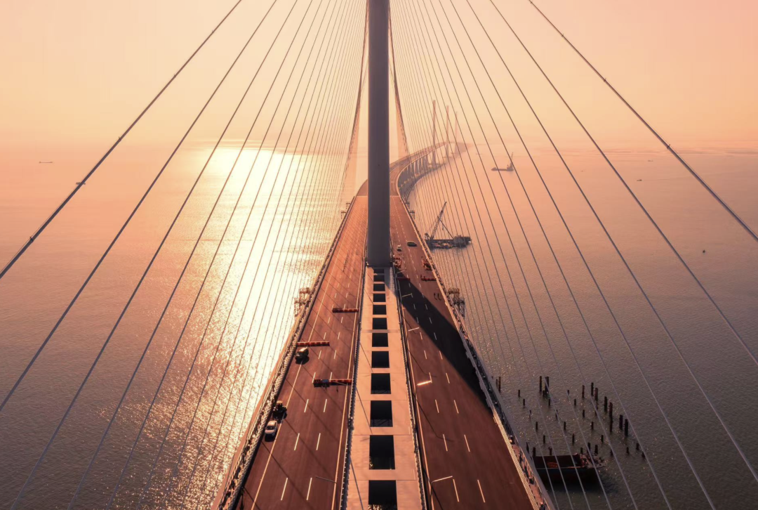 圖片 黃茅海跨海通道。江門日?qǐng)?bào)攝影記者 周華東 攝