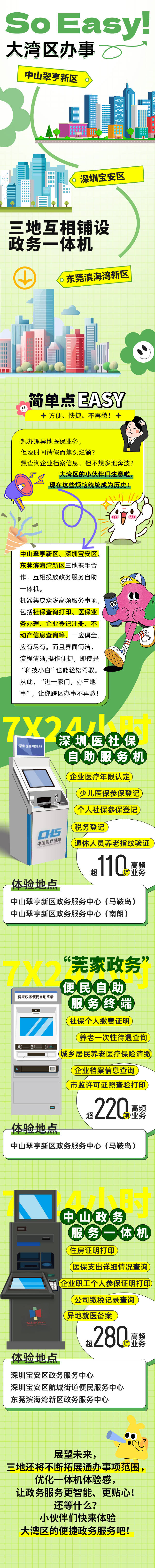 超600項(xiàng)服務(wù)事項(xiàng)實(shí)現(xiàn)通辦，深莞中三地互設(shè)政務(wù)一體機(jī)