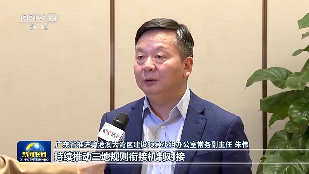 廣東省推進粵港澳大灣區(qū)建設(shè)領(lǐng)導(dǎo)小組辦公室常務(wù)副主任 朱偉
