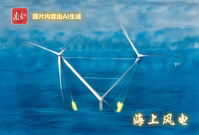 全球單體容量最大的漂浮式風(fēng)電平臺(tái)“明陽(yáng)天成號(hào)”正式投運(yùn)。