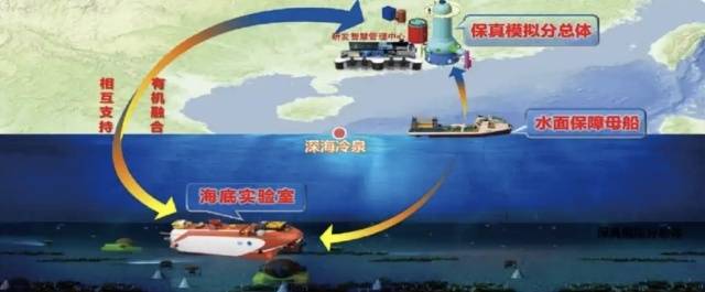 冷泉生態(tài)系統(tǒng)研究裝置三個(gè)分總體布局。資料圖片