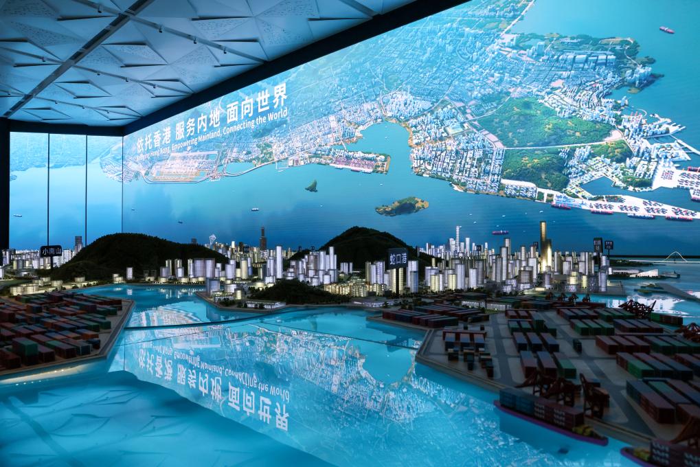  4月23日拍攝的前海展示廳。新華社記者 梁旭 攝