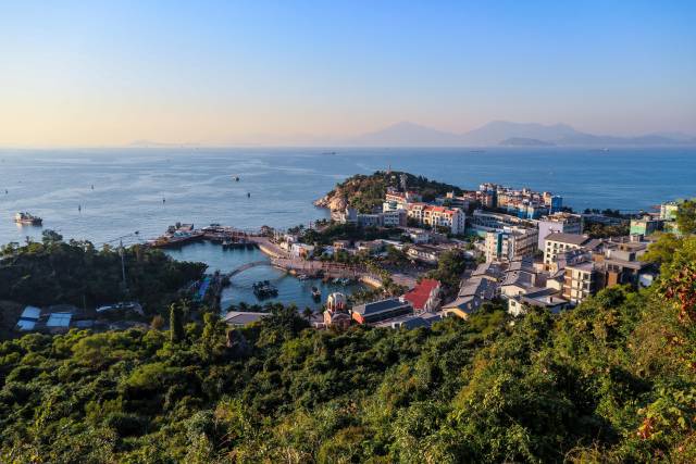 美麗的桂山島。
