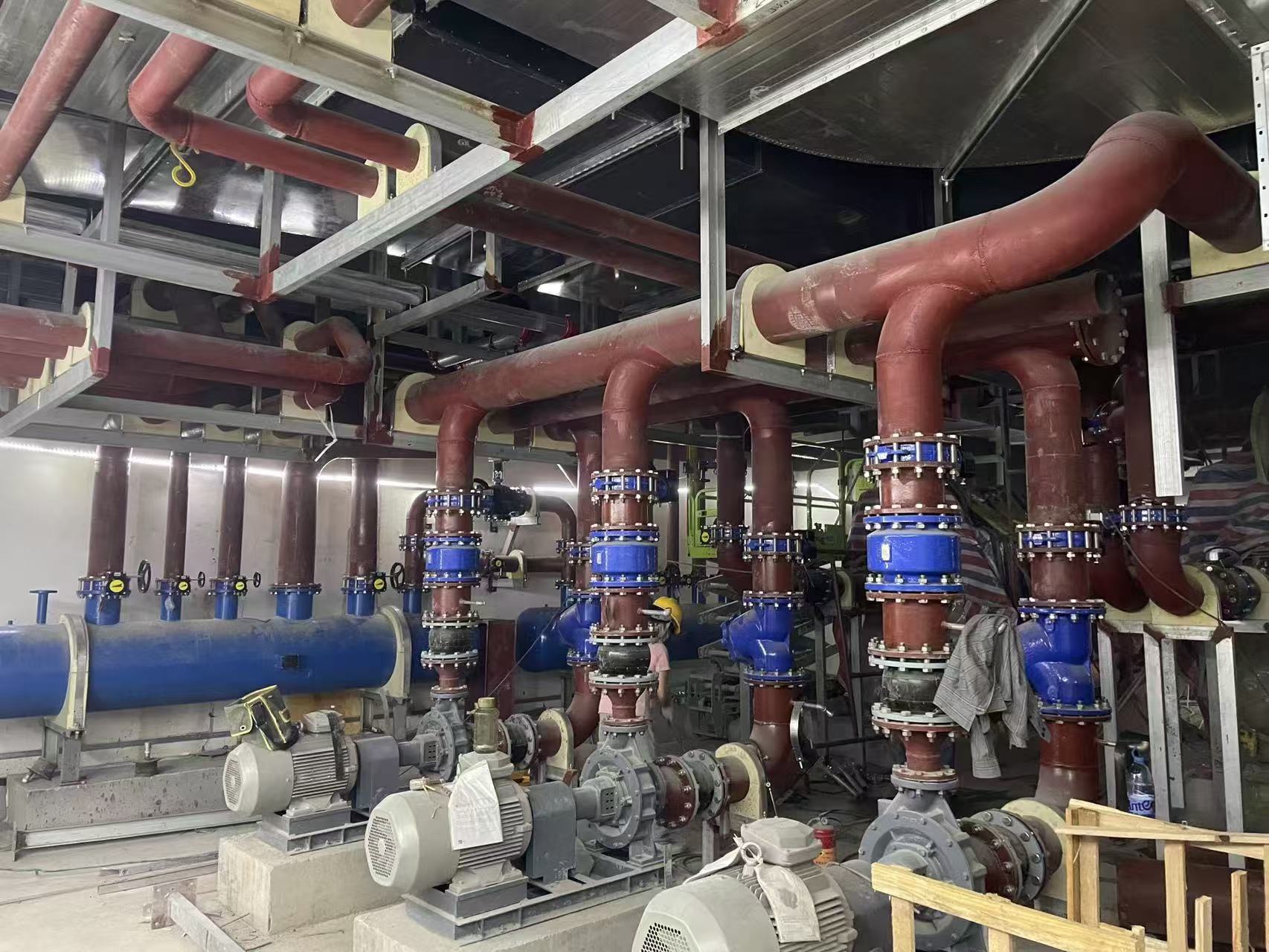 樂嘉路站冷水機房。