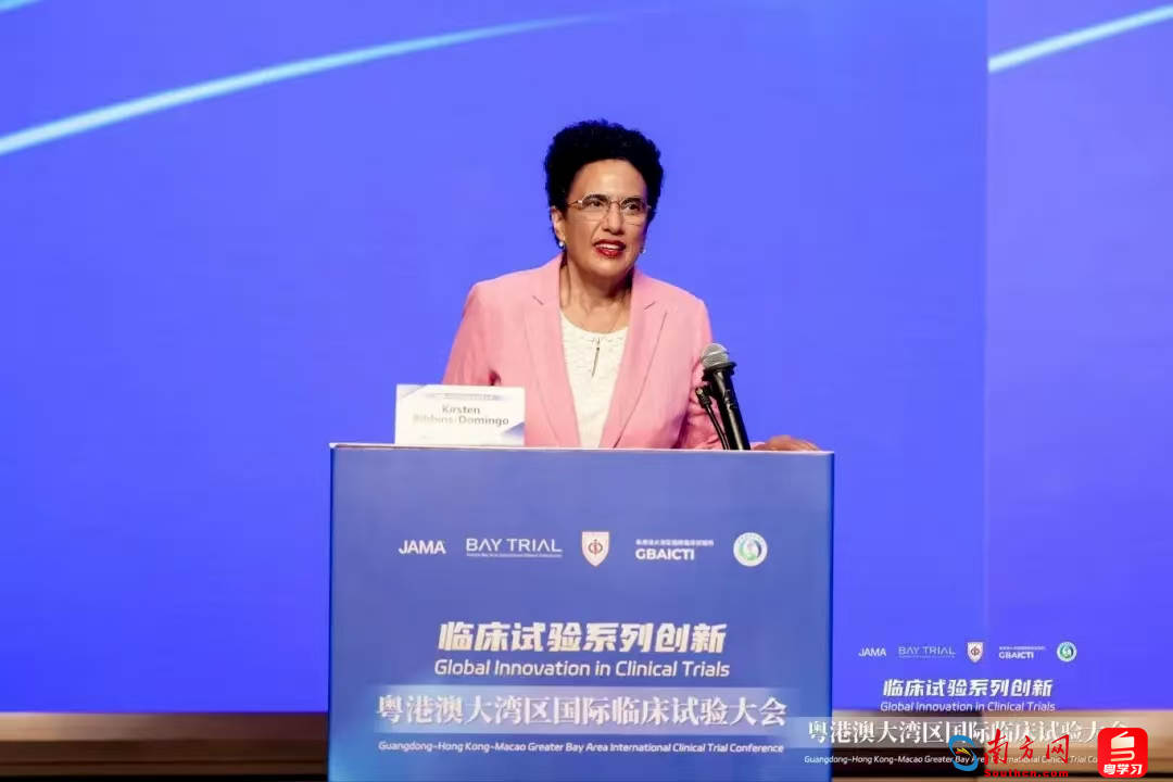JAMA主編Dr. Kirsten Bibbins-Domingo發(fā)言。