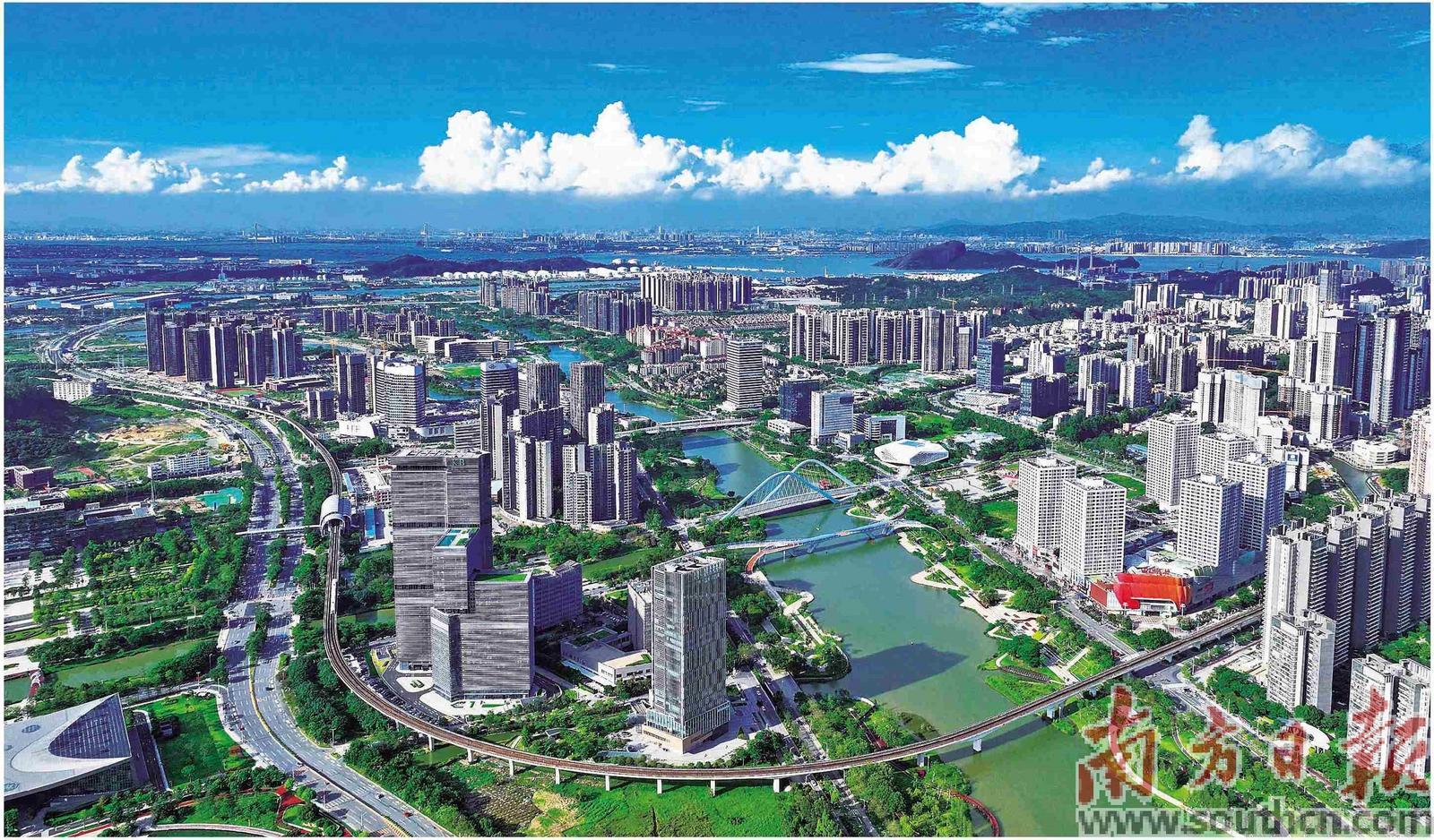 廣州南沙蕉門(mén)河中心區(qū)。本版攝影：劉偉