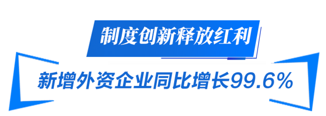 制度創(chuàng)新釋放紅利 新增外資企業(yè)同比增長(zhǎng)99.6%