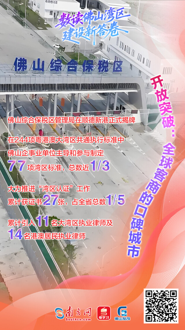 一組海報帶你數(shù)讀佛山灣區(qū)建設(shè)新答卷