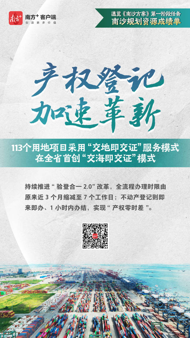  南沙規(guī)劃資源這三年，一組海報(bào)解鎖“成績單”